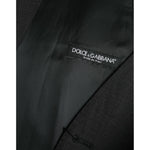 Dolce & Gabbana Black Cotton Waistcoat Dress Formal Vest TSH851991-50