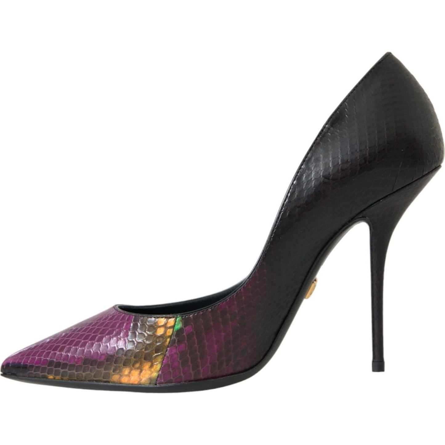 Dolce & Gabbana Multicolor Exotic Leather Heels Pumps Shoes Dolce & Gabbana Dark Slate Gray