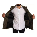 Dolce & Gabbana Green Cotton DG Love Blouson Coat Jacket JKT2956-50