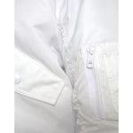 Dolce & Gabbana White Bomber Long Sleeves Full Zip Jacket JKT3840-48