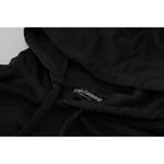 Dolce & Gabbana Black Cotton Logo Hooded Sweatshirt Sweater TSH83091-46
