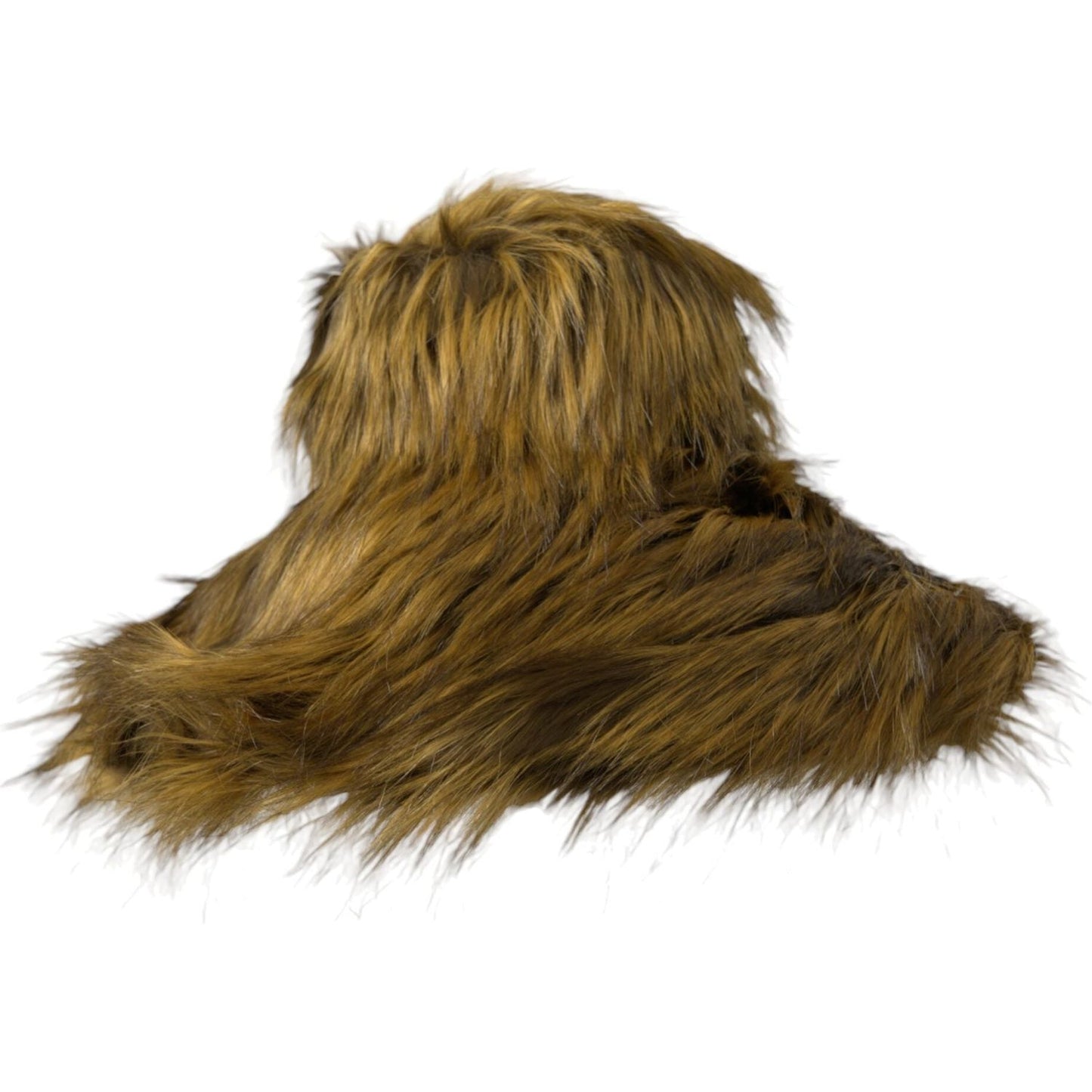 Dolce & Gabbana Brown Modacrylic Faux Fur Bucket Hat Dolce & Gabbana Dark Olive Green