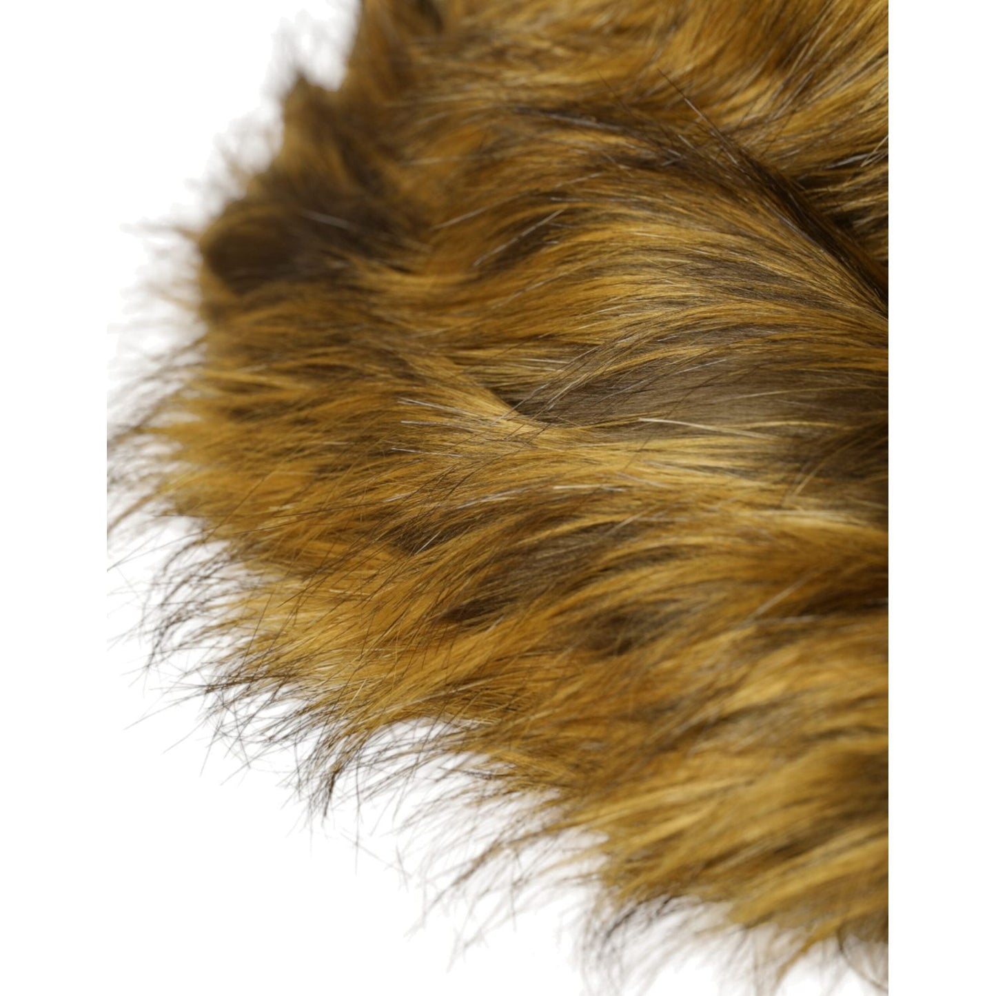 Dolce & Gabbana Brown Modacrylic Faux Fur Bucket Hat Dolce & Gabbana Sienna