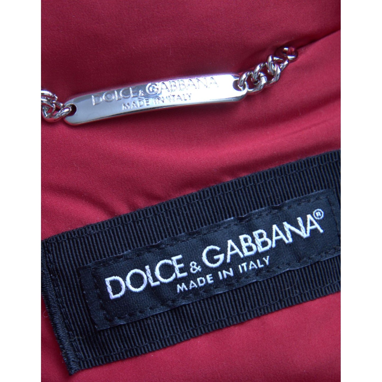 Dolce & Gabbana Multicolor Quilted Hooded Puffer Jacket Dolce & Gabbana Brown