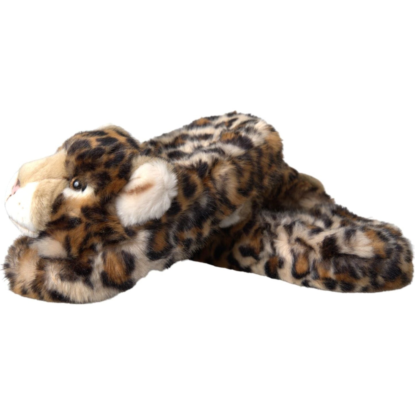 Dolce & Gabbana Brown Tiger Slippers Flats Sandals Shoes Dolce & Gabbana Dark Slate Gray