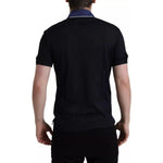 Dolce & Gabbana Navy Blue Collared Short Sleeve Polo T-shirt TSH851946-48