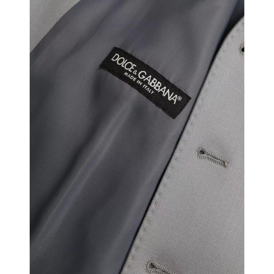 Dolce & Gabbana Light Blue Wool Formal Dress Waistcoat Vest TSH86214-50