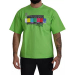 Dolce & Gabbana Green Cotton DG CHANNEL Top T-shirt TSH83079-48
