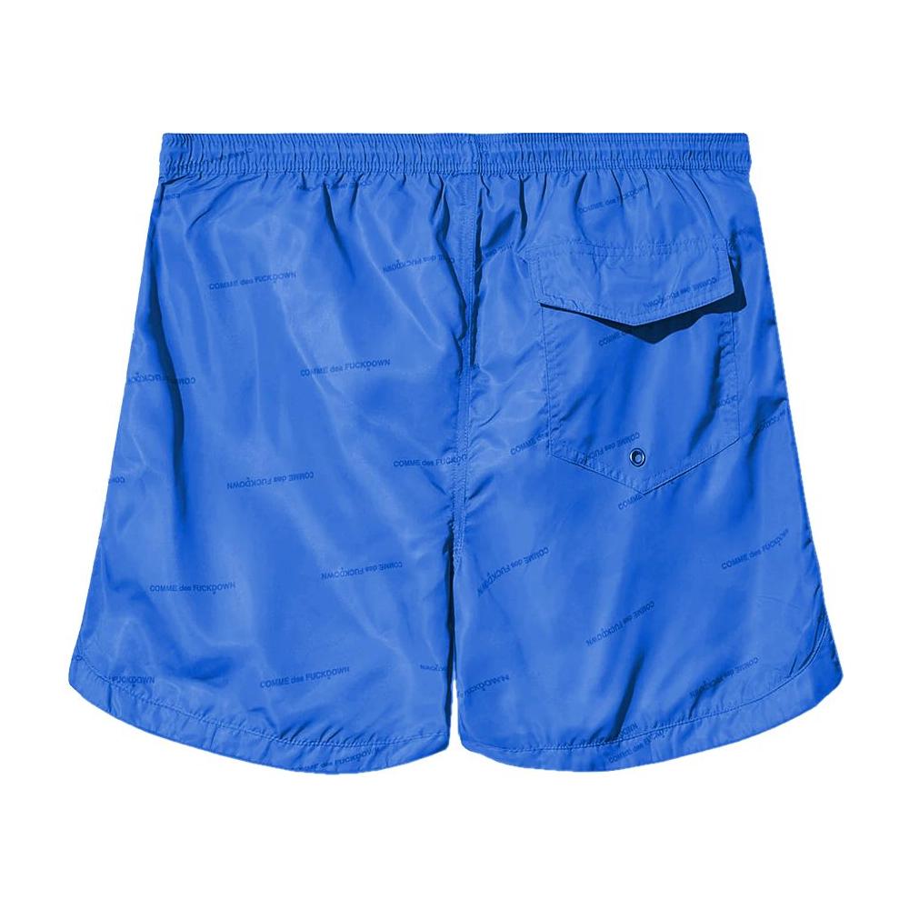 Comme Des Fuckdown Blue Polyester Men's Swim Shorts Comme Des Fuckdown Royal Blue