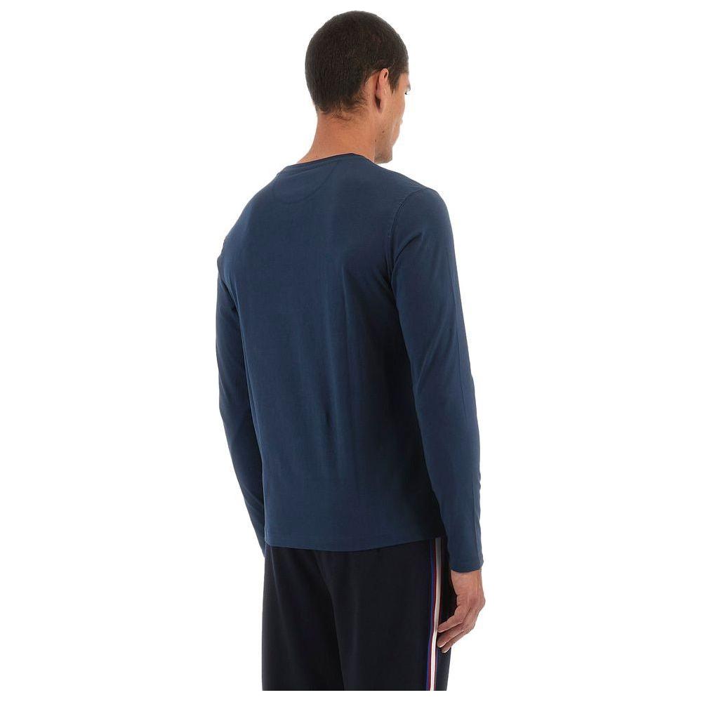 La Martina Blue Cotton T-Shirt La Martina Dark Slate Gray
