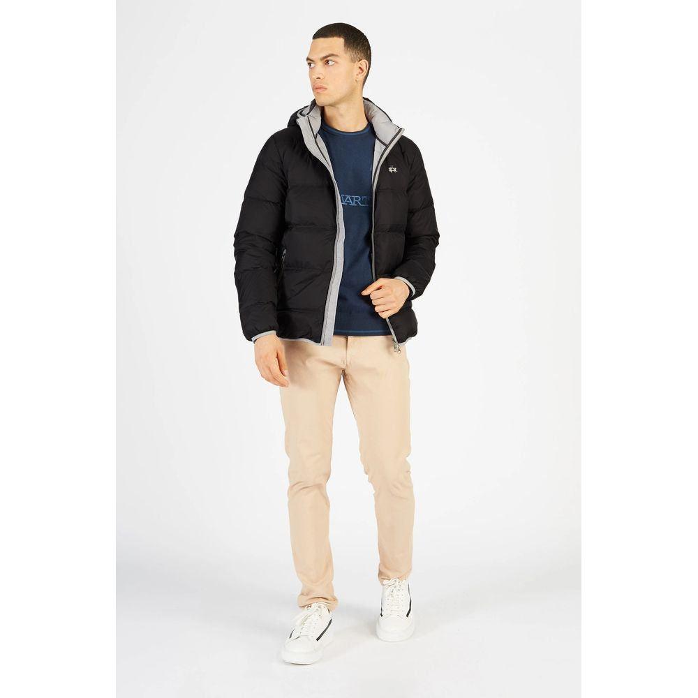 La Martina Black Nylon Men's Jacket La Martina Beige