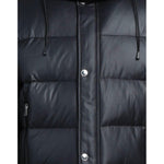 Aquascutum Black Polyester Men Jacket AQ-7381-IT46 | S