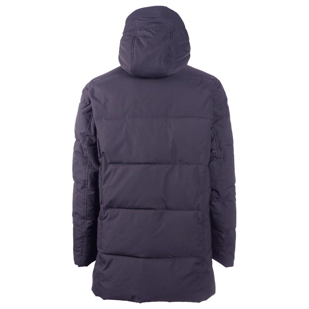 Emilio Romanelli Blue Polyester Men's Jacket Emilio Romanelli Dark Slate Gray