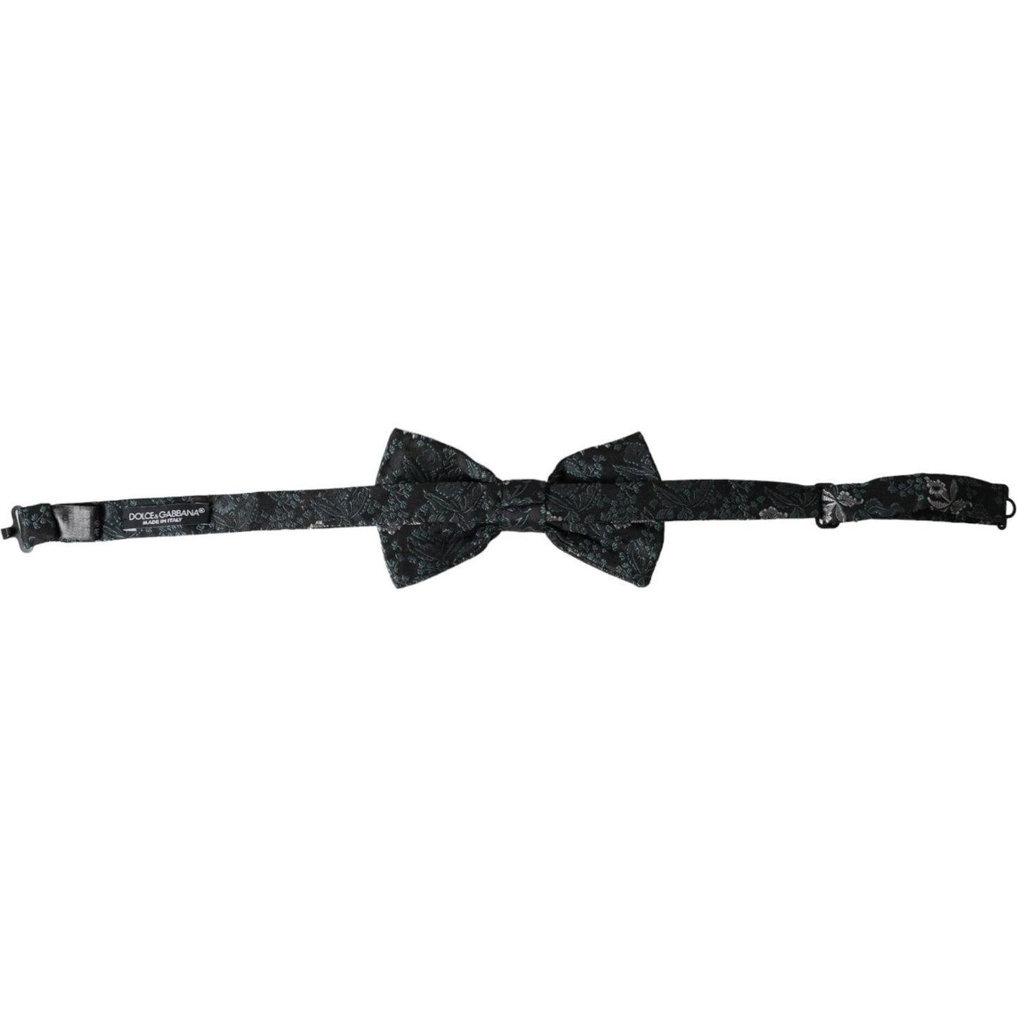 Dolce & Gabbana Multicolor Fantasy Floral Silk Adjustable Neck Men Bow Tie Dolce & Gabbana Dark Slate Gray