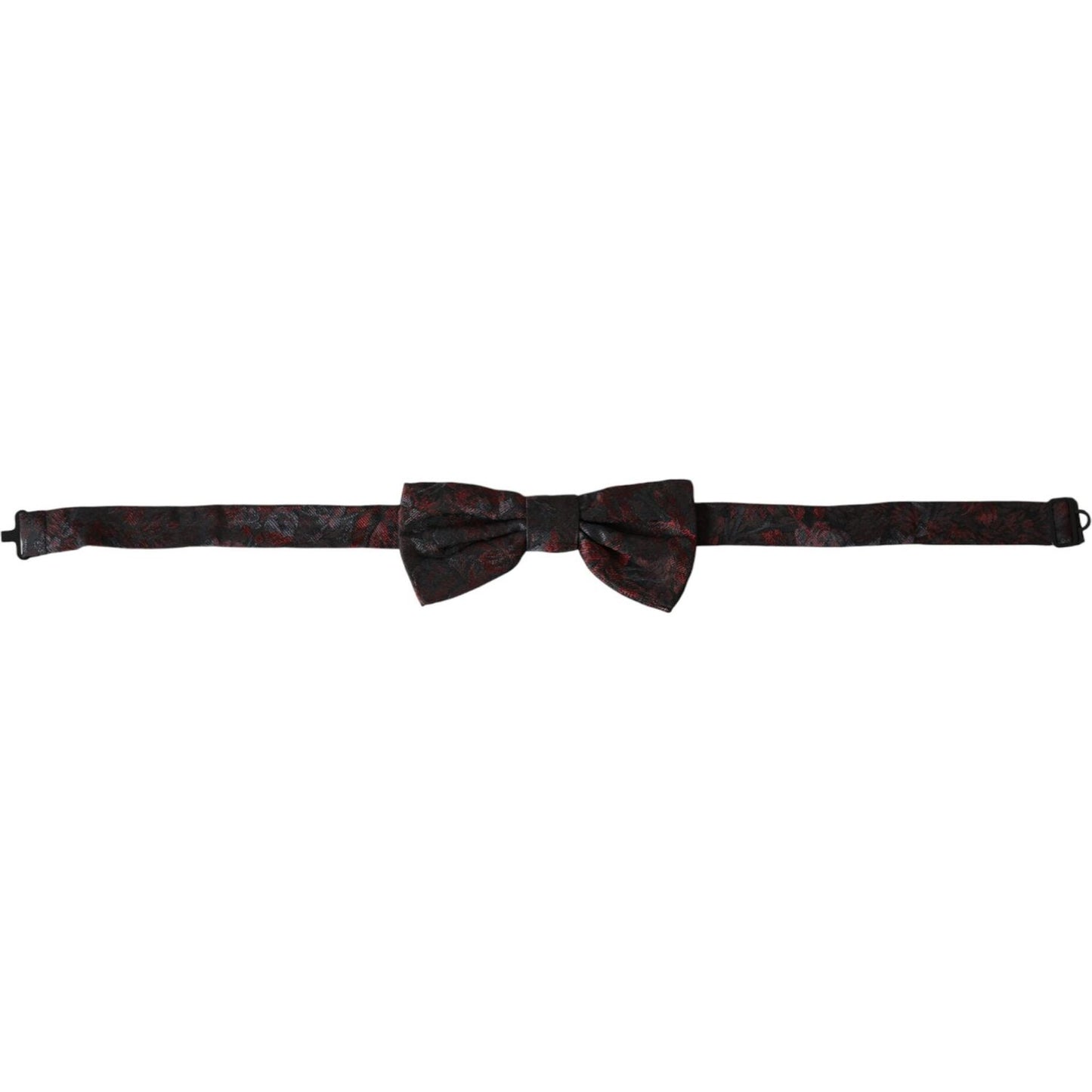 Dolce & Gabbana Multicolor Floral Silk Adjustable Neck Men Bow Tie Dolce & Gabbana Black