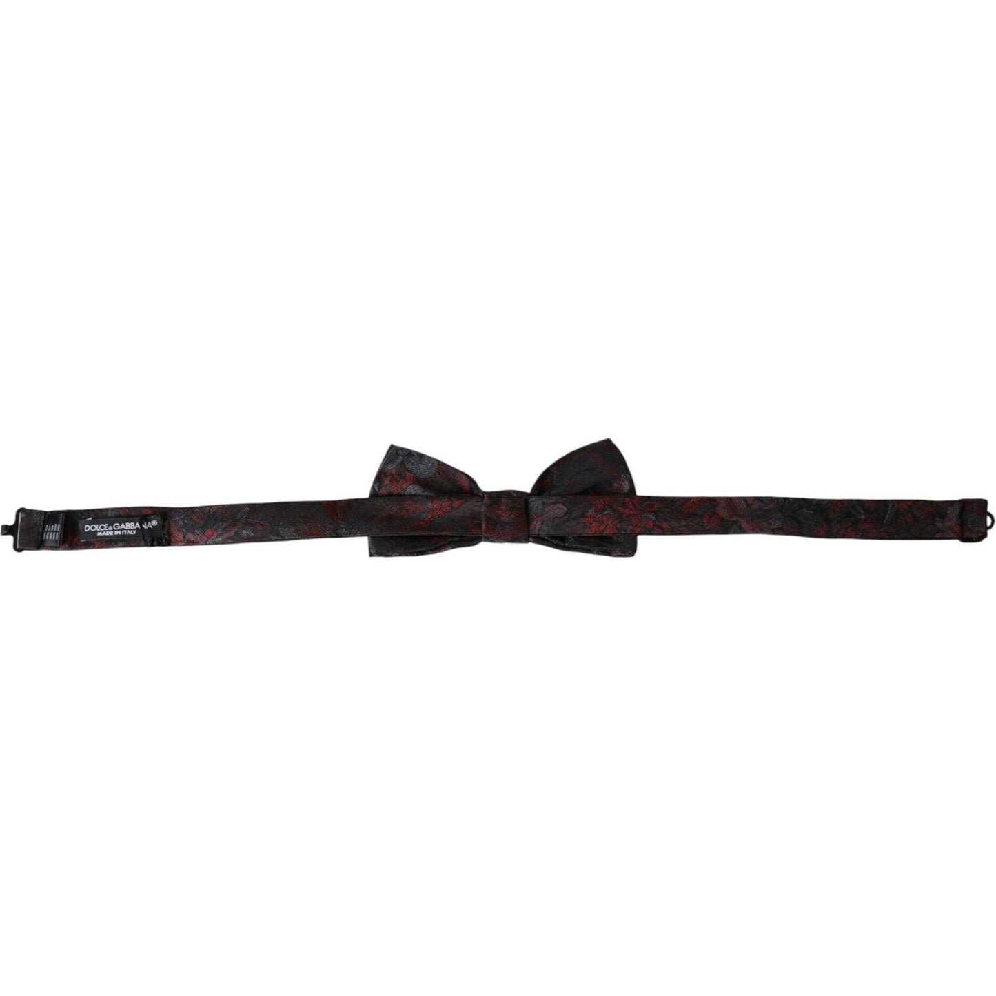 Dolce & Gabbana Multicolor Floral Silk Adjustable Neck Men Bow Tie Dolce & Gabbana Dark Slate Gray