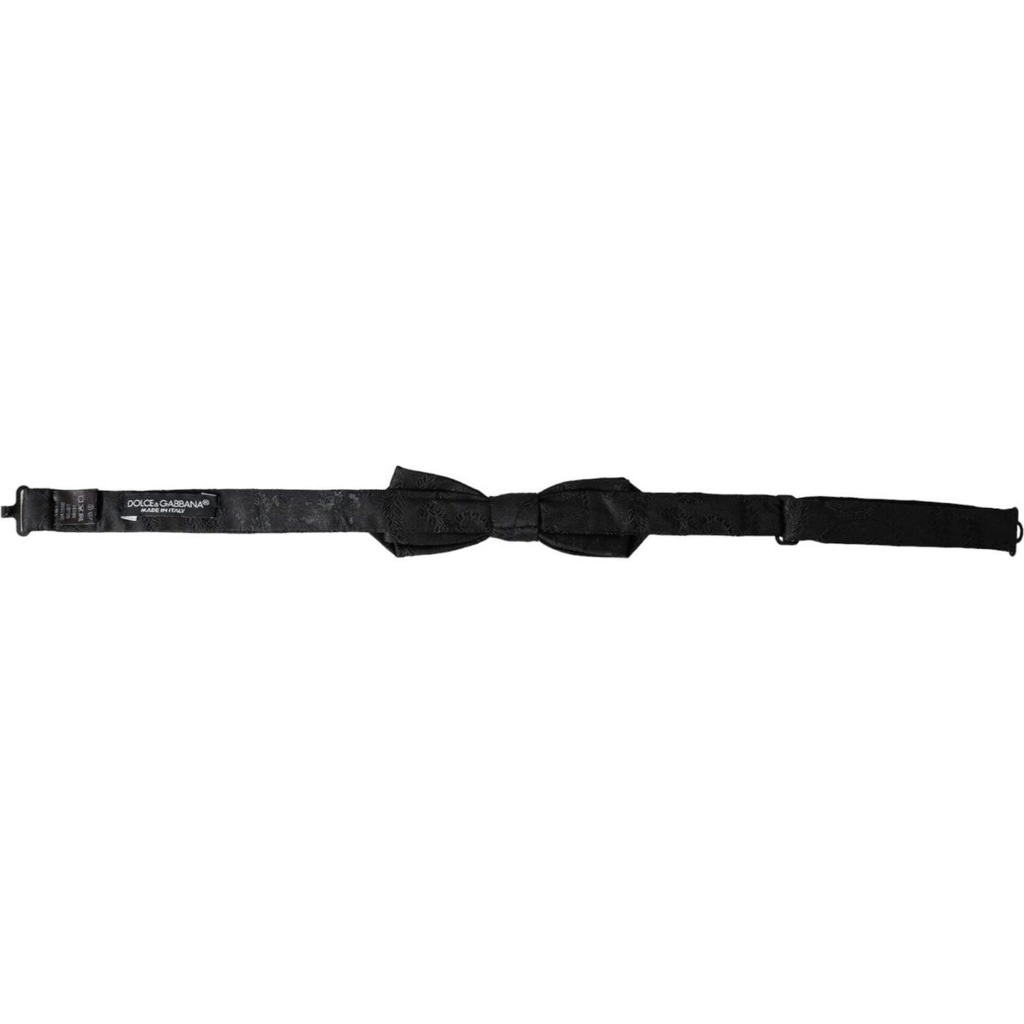 Dolce & Gabbana Multicolor Fantasy Silk Adjustable Neck Bow Tie Dolce & Gabbana Black