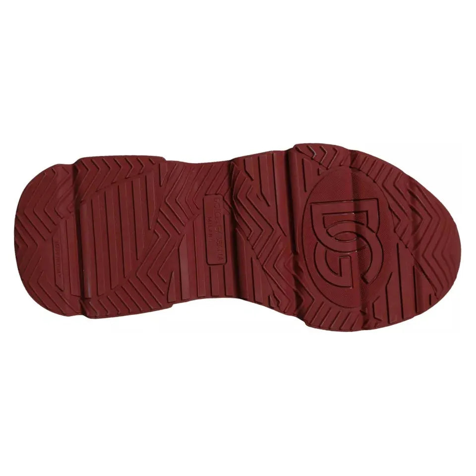Dolce & Gabbana Multicolor Daymaster Low Top Sneakers Shoes Dolce & Gabbana Saddle Brown