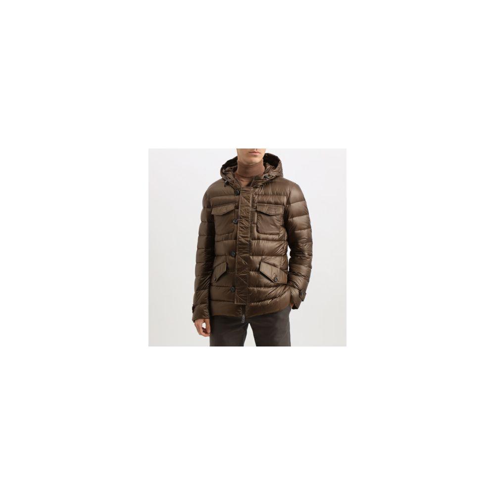 Add Brown Polyamide Jacket Add Beige