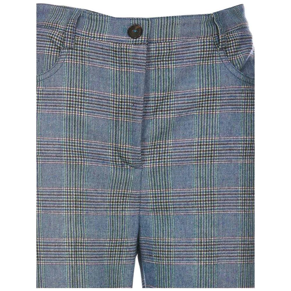 PINKO Light Blue Polyester Jeans & Pant PINKO Dim Gray