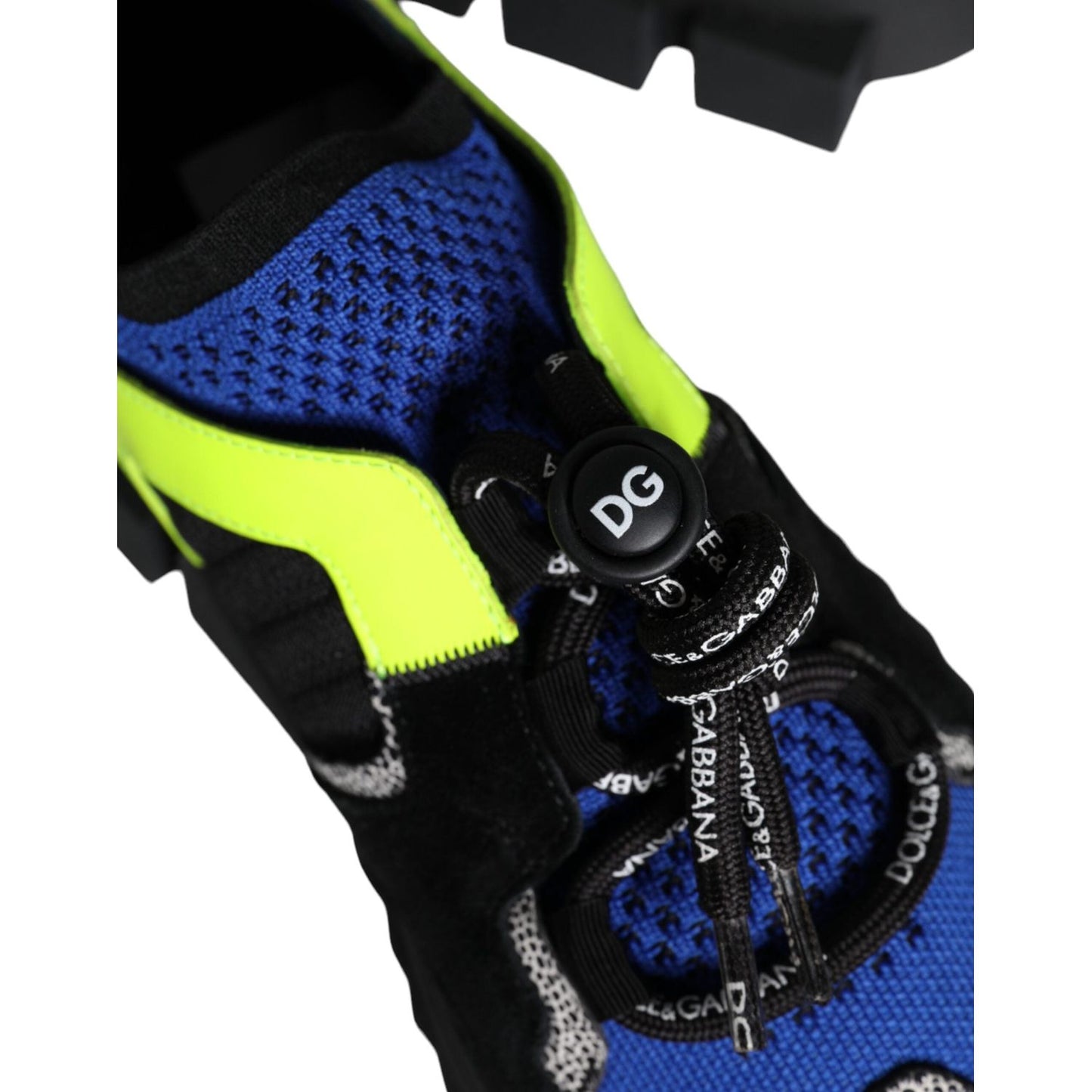 Dolce & Gabbana Multicolor Mesh Sorrento Trekking Sneakers Shoes Dolce & Gabbana Black