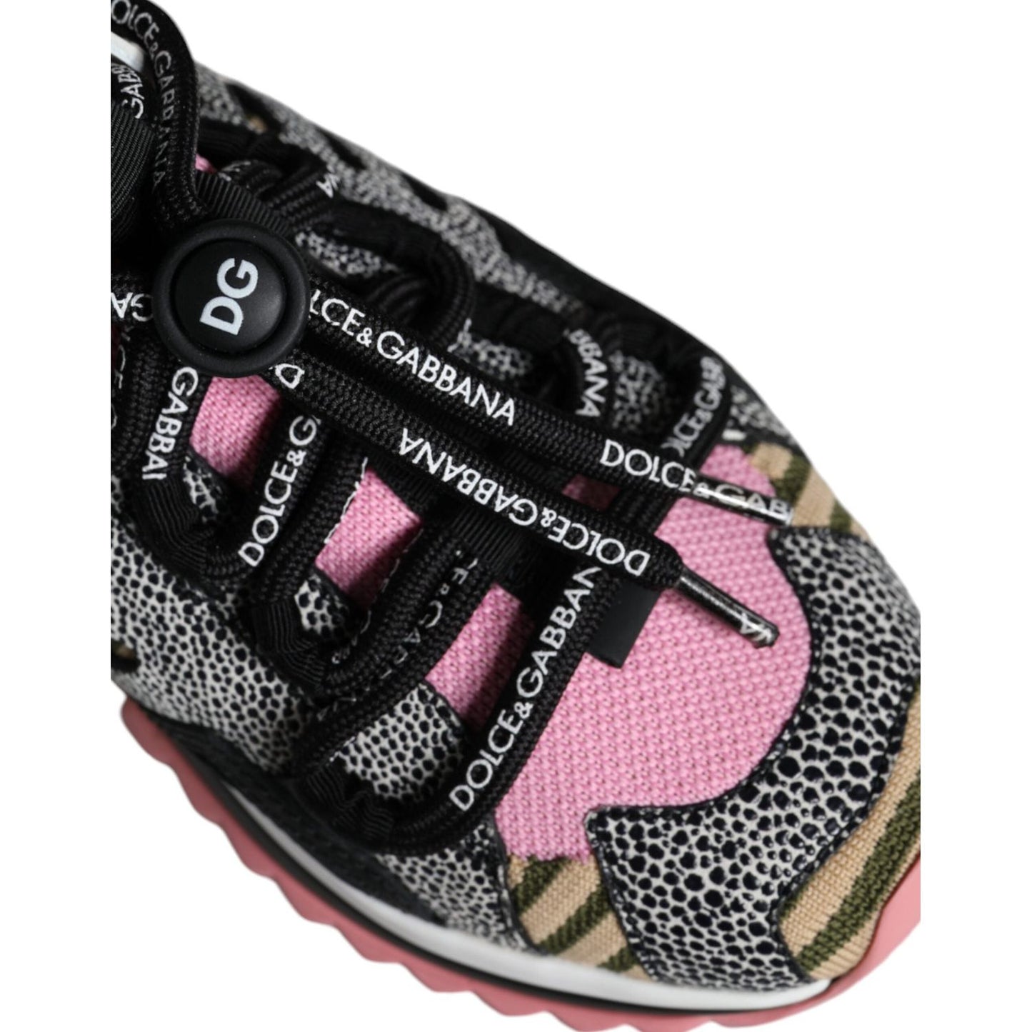 Dolce & Gabbana Multicolor Sorrento Socks Logo Sneakers Shoes Dolce & Gabbana Gray