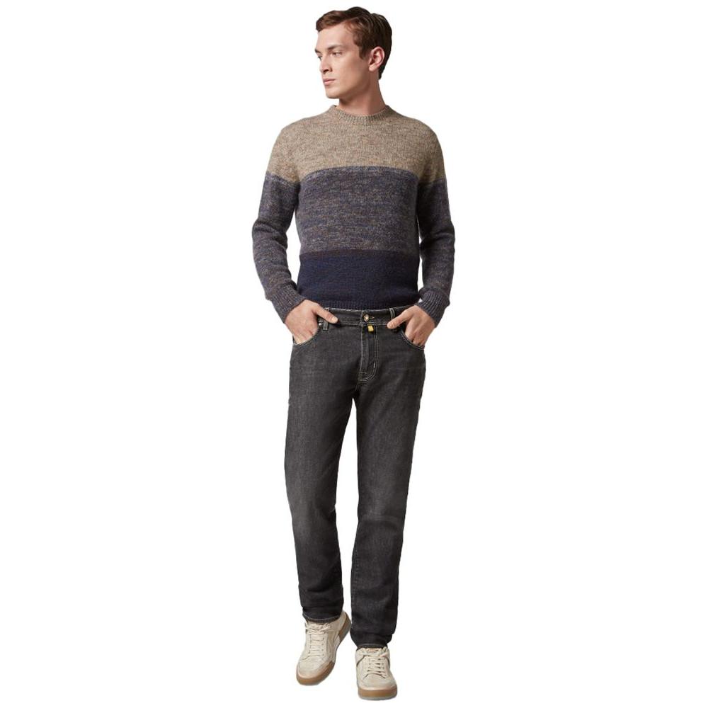 Jacob Cohen Black Cotton Jeans & Pant Jacob Cohen Dark Slate Gray