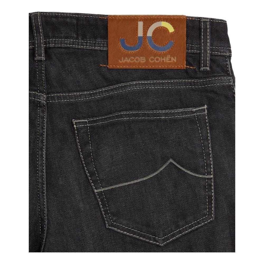 Jacob Cohen Black Cotton Jeans & Pant Jacob Cohen Dark Slate Gray