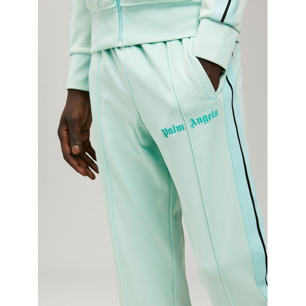 Palm Angels Green Nylon Jeans & Pant Palm Angels Light Gray