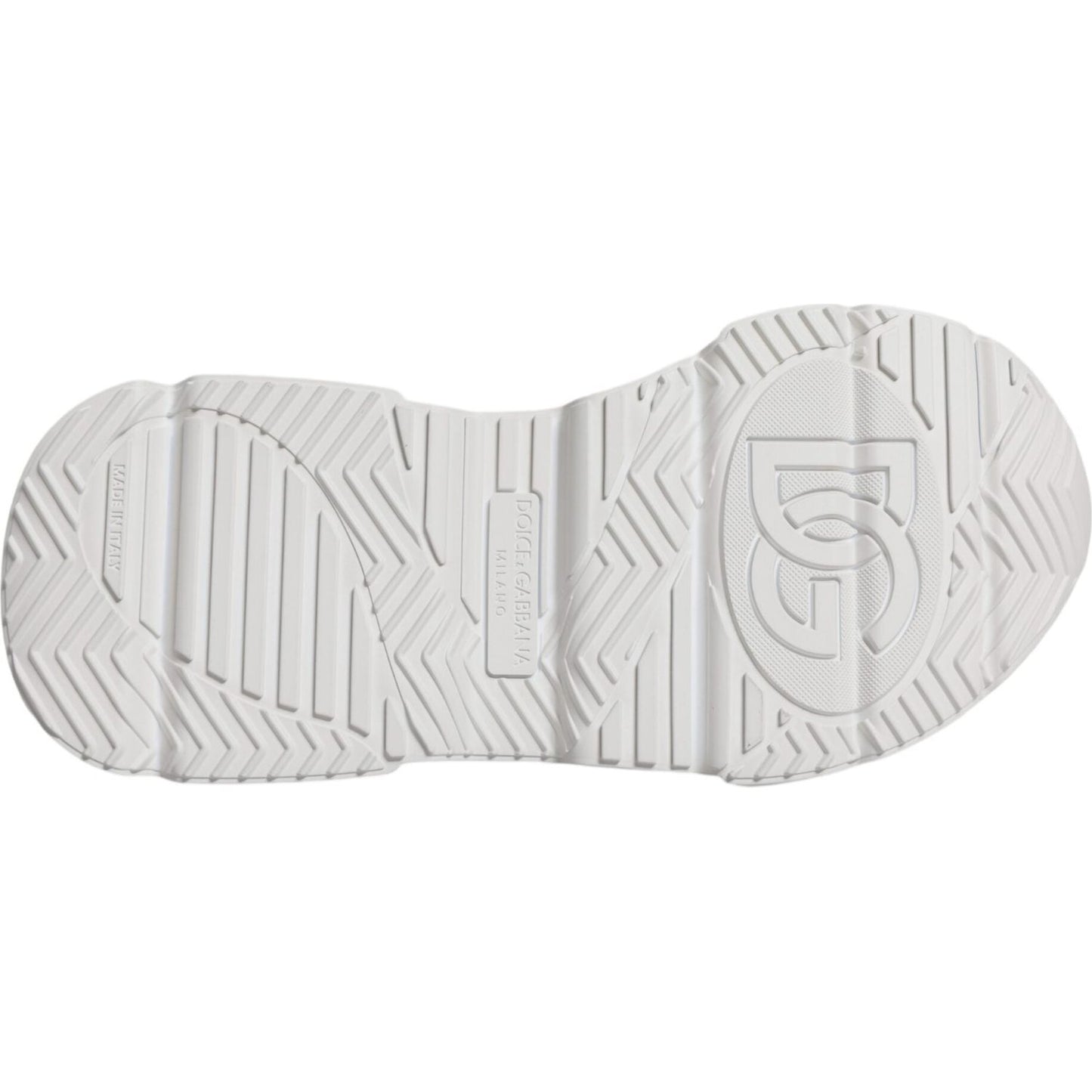 Dolce & Gabbana White Daymaster Low Top Sneakers Shoes Dolce & Gabbana Light Gray