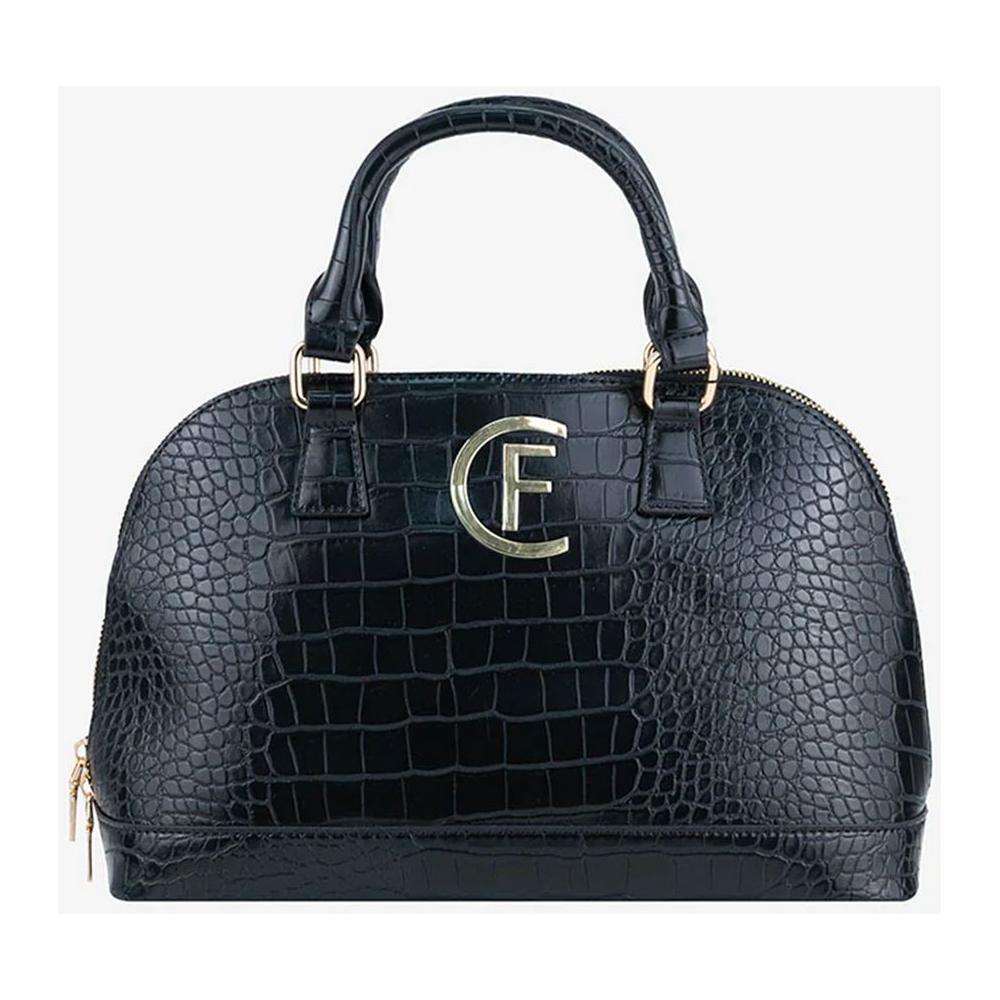 CRISTINAEFFE Black Artificial Leather Women Handbag CRISTINAEFFE Dark Slate Gray