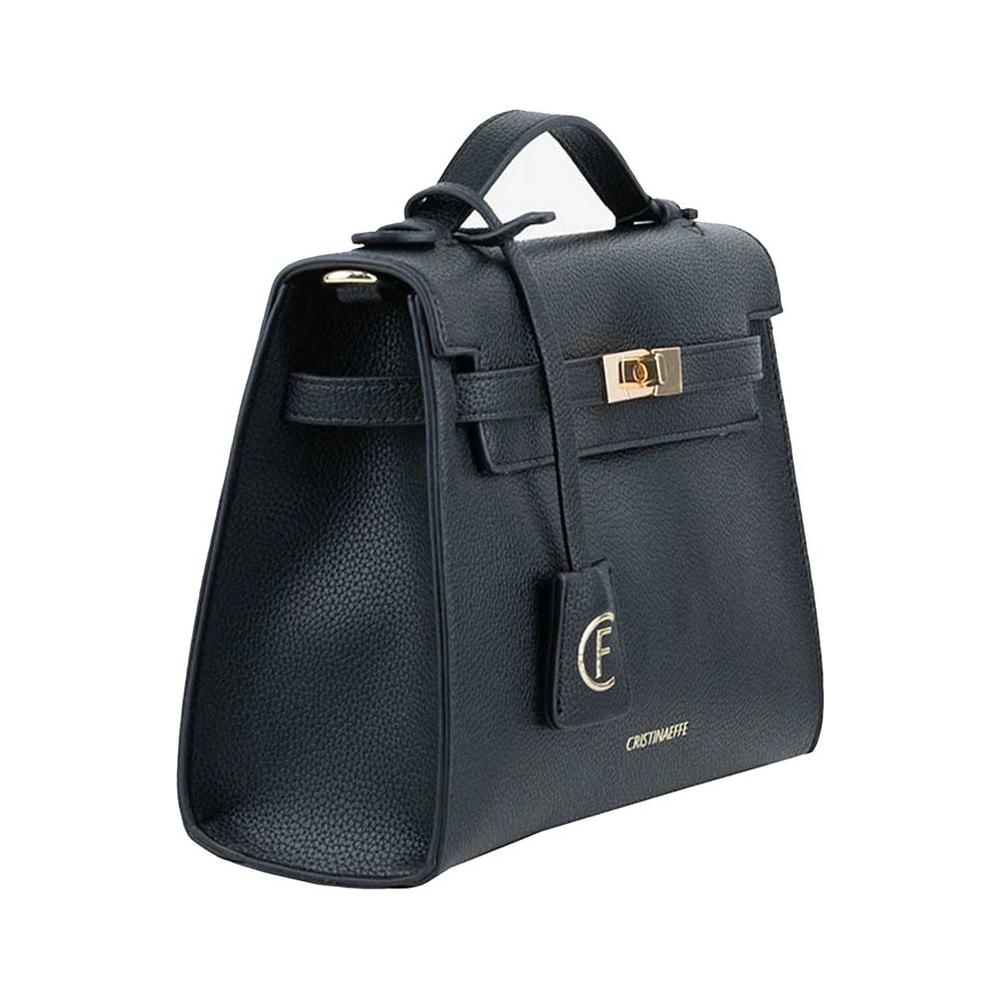 CRISTINAEFFE Black Artificial Leather Women Crossbody Bag CRISTINAEFFE Dark Slate Gray