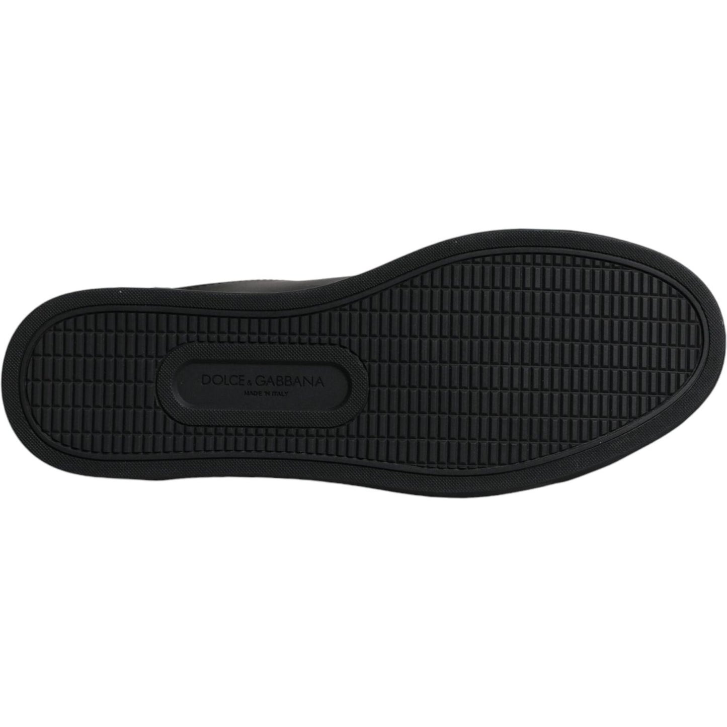 Dolce & Gabbana Black London Sacred Heart Men Sneakers Shoes Dolce & Gabbana Black