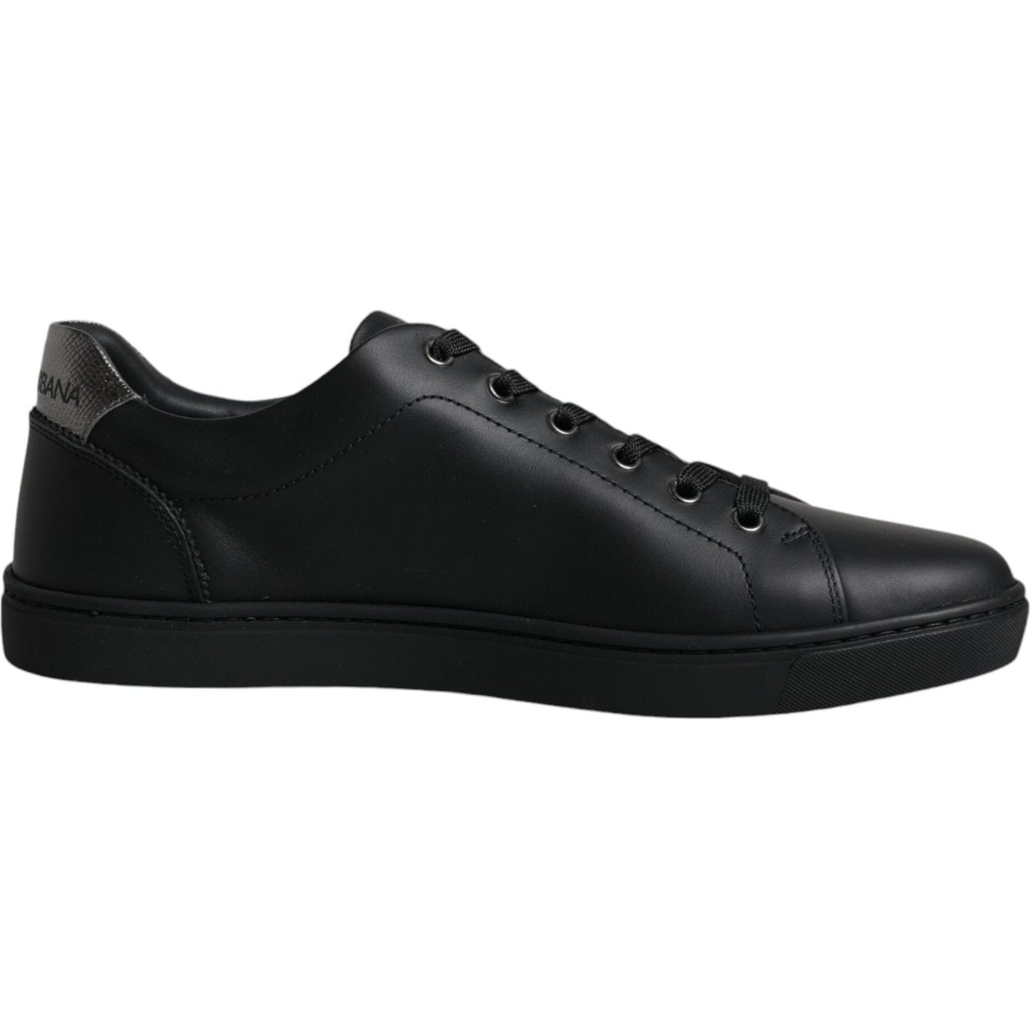 Dolce & Gabbana Black London Sacred Heart Men Sneakers Shoes Dolce & Gabbana Black