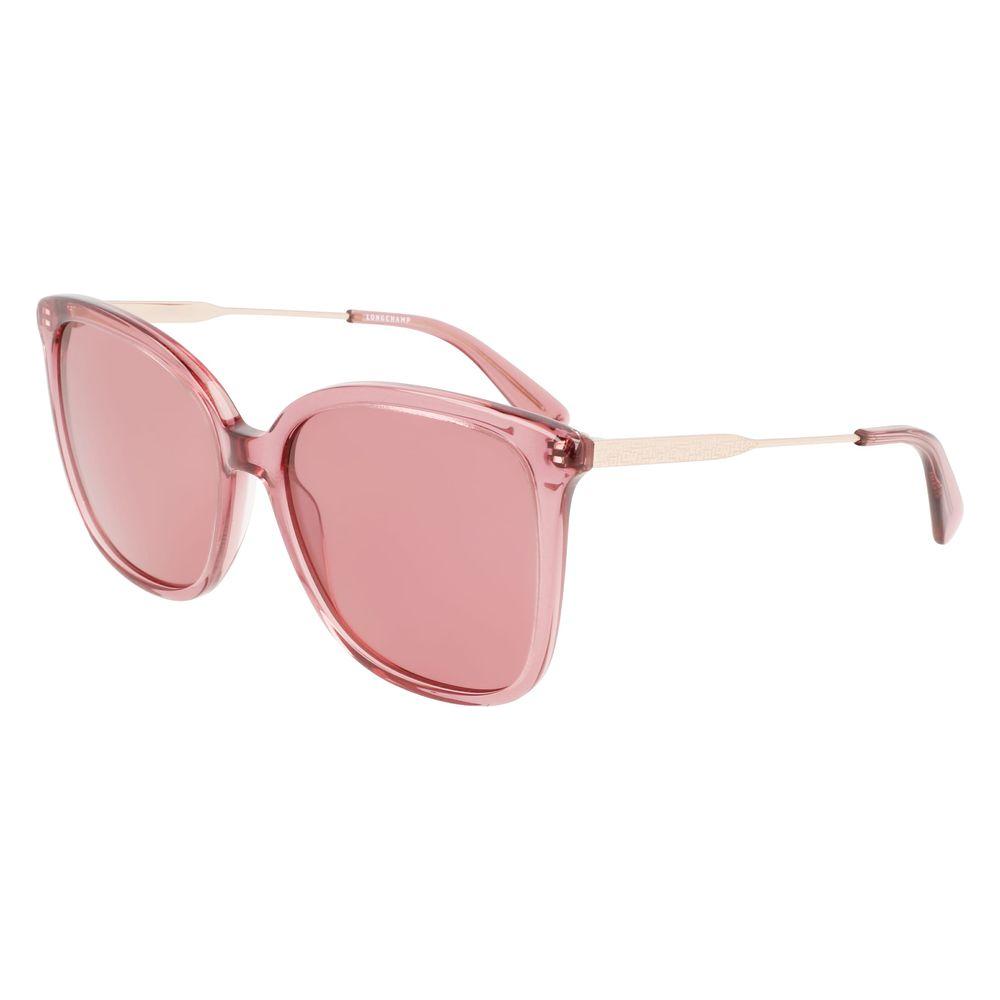 Longchamp Multicolor Acetate Sunglasses Longchamp Tan