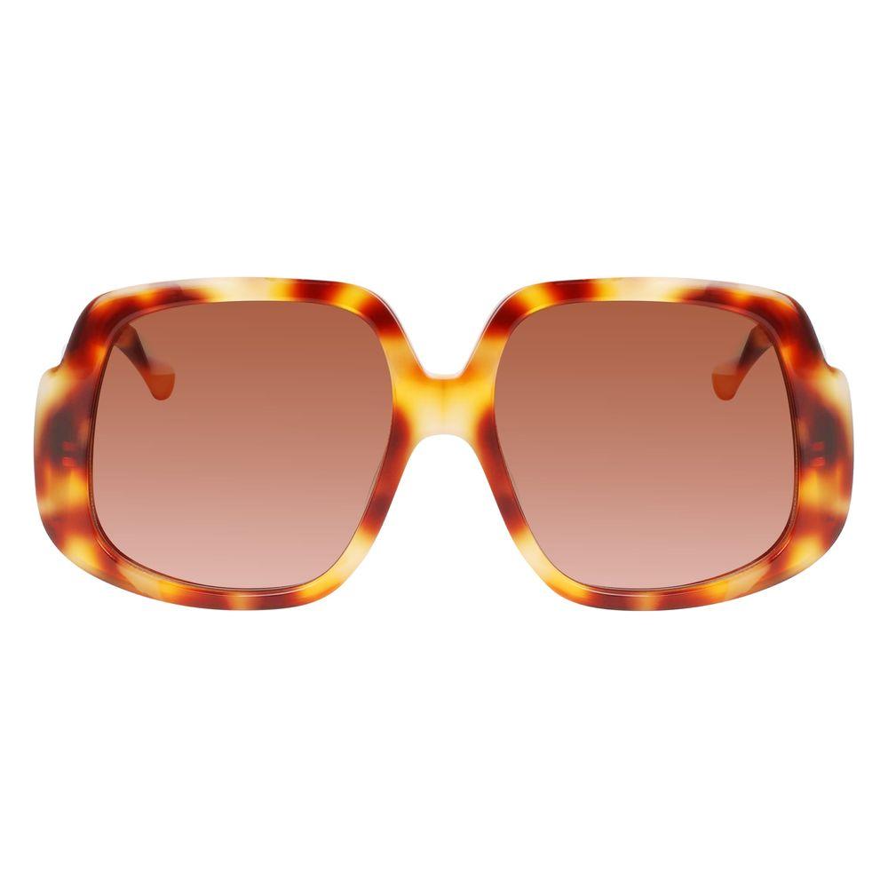 Longchamp Brown Acetate Sunglasses Longchamp Rosy Brown