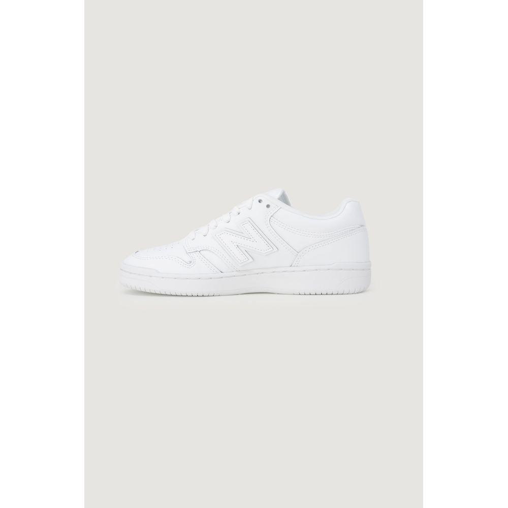 New Balance White Artificial Leather Sneaker New Balance Lavender