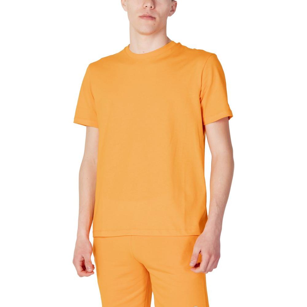 Men's Suns Orange Cotton T-Shirt, Spring/Summer collection, 100% cotton, ideal casual wear