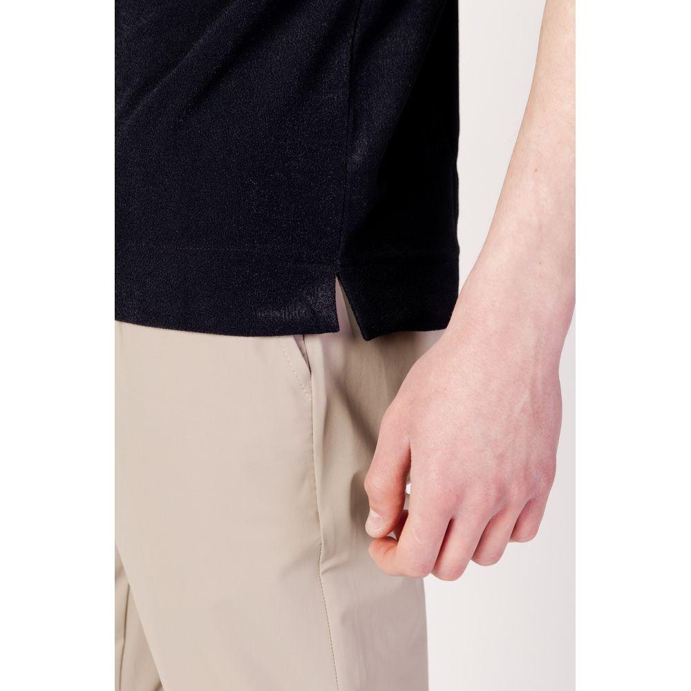 Suns Black Polyester Polo Shirt Suns Black