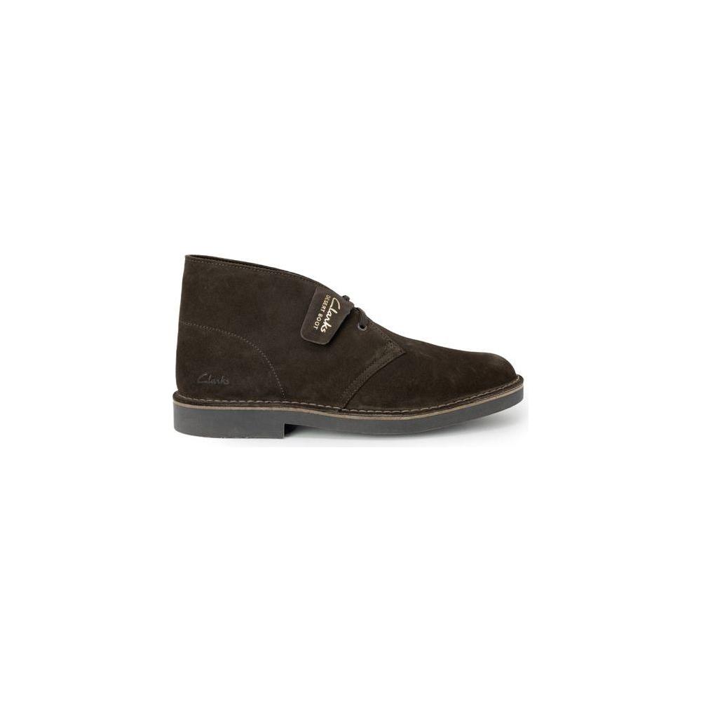 Clarks Brown Leather Boot Clarks Dark Slate Gray
