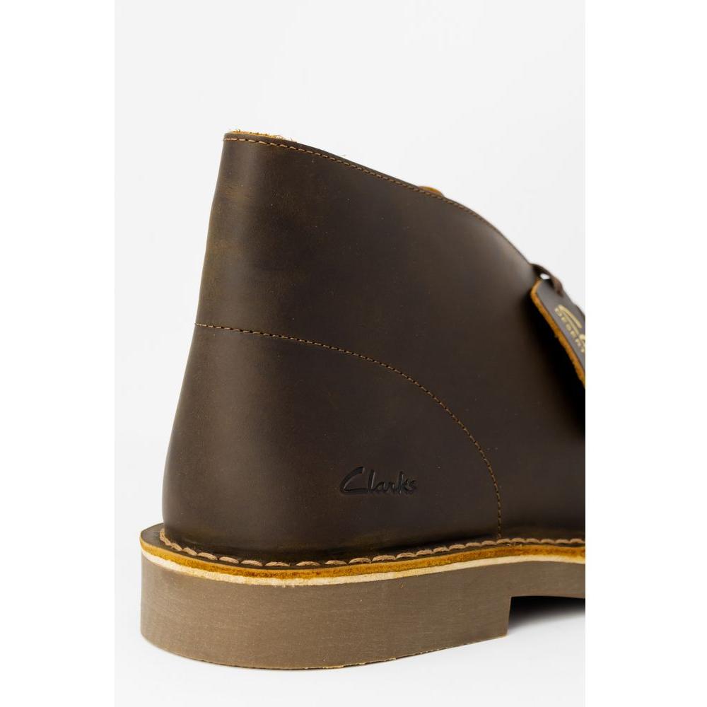 Clarks Brown Leather Boot Clarks Dark Olive Green