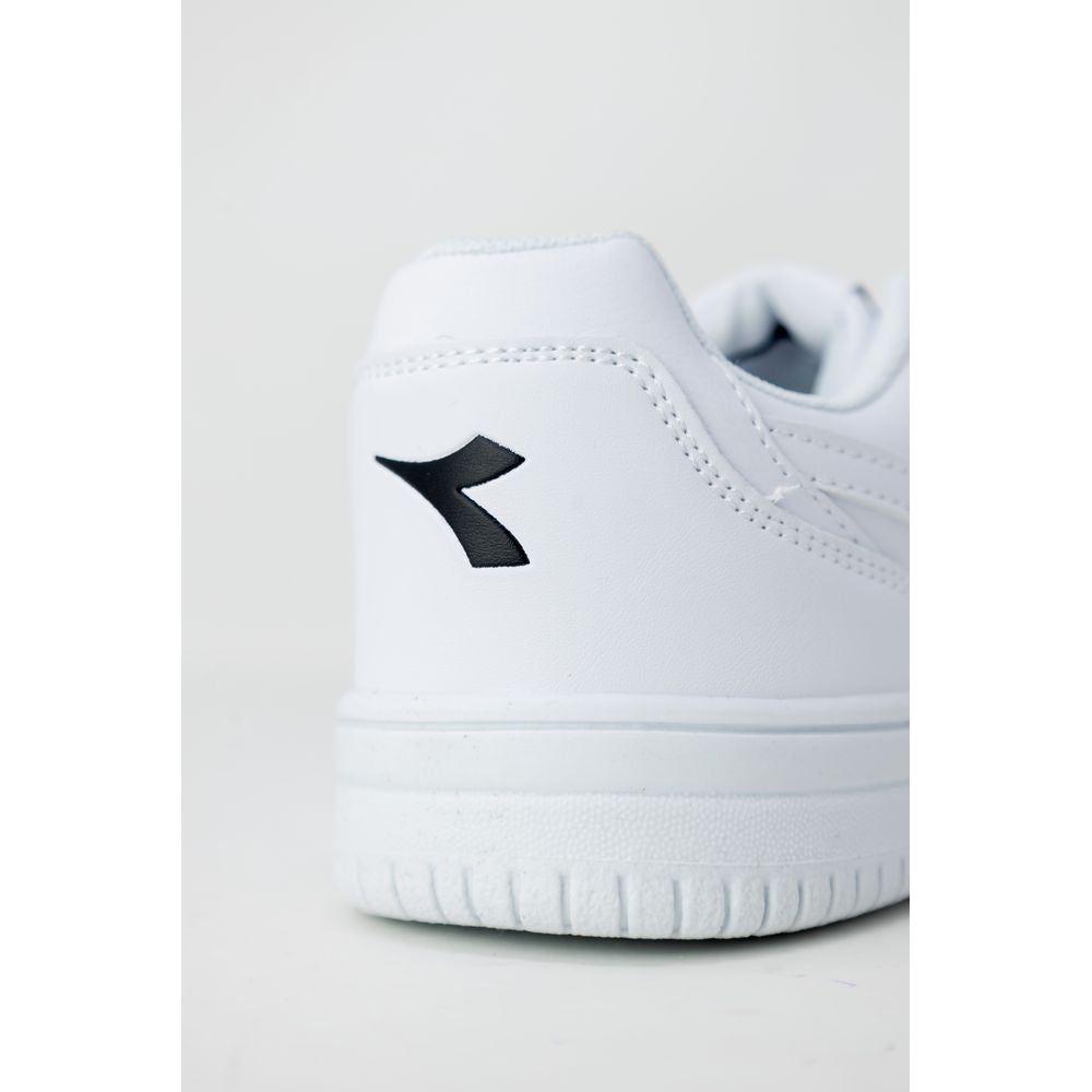 Diadora White Artificial Leather Sneaker Diadora Light Gray