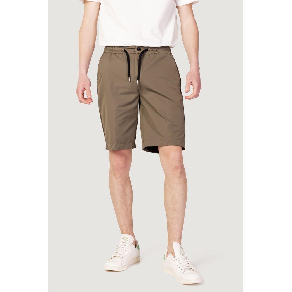 Suns Green Nylon Short Suns Light Gray