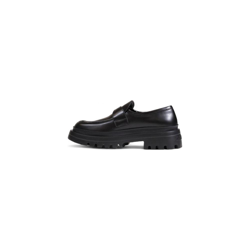 Love Moschino Black Polyethylene Flat Shoe Love Moschino Dark Slate Gray