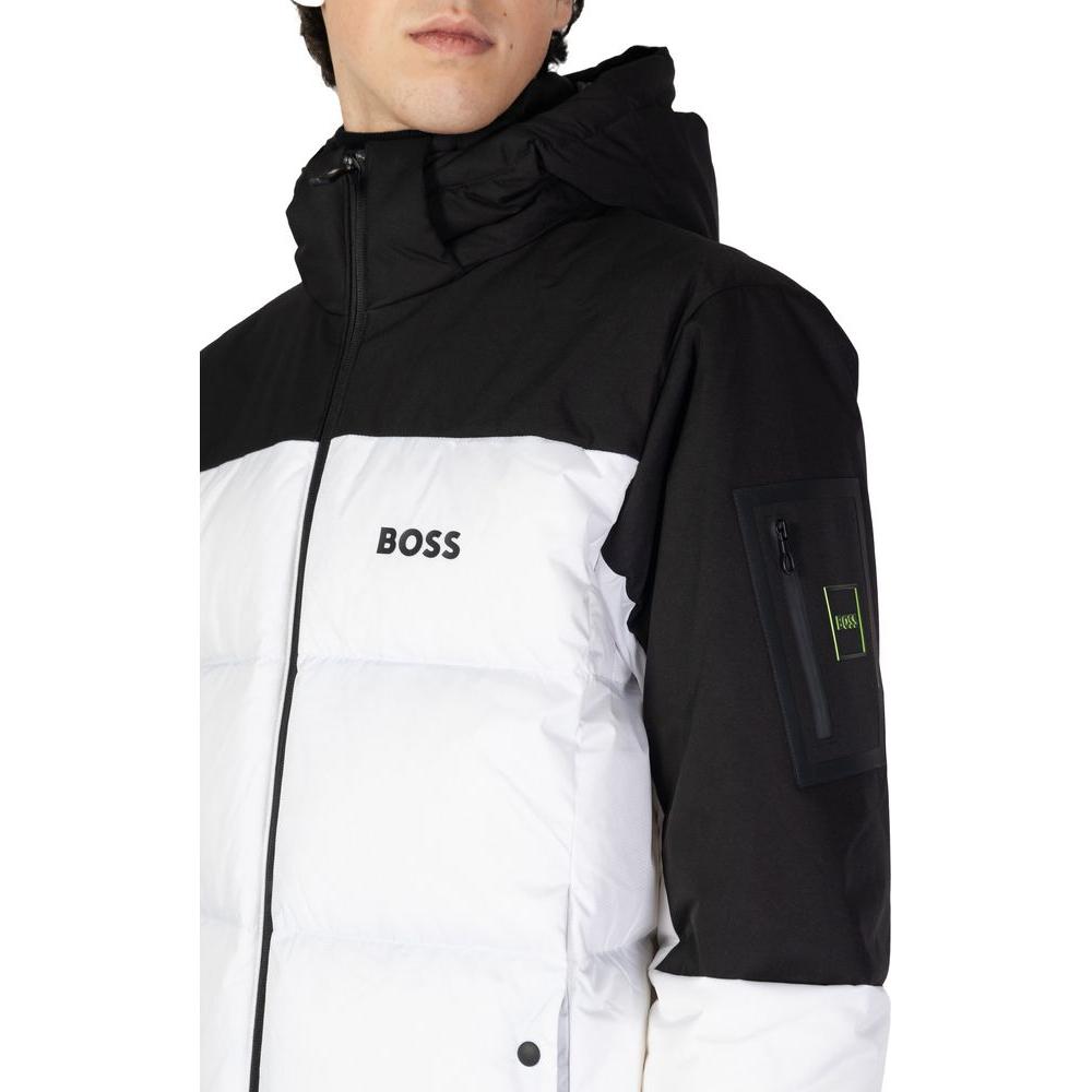 Hugo Boss White Recycled Polyester Jacket Hugo Boss Lavender