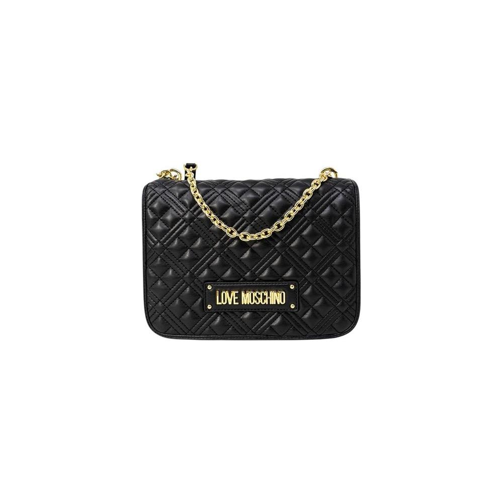 Love Moschino Black Polyethylene Handbag Love Moschino Dark Slate Gray