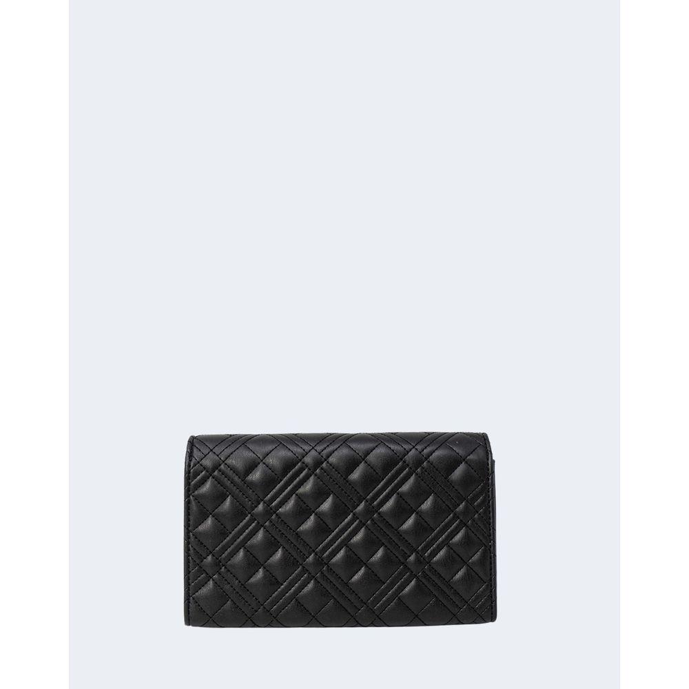 Love Moschino Black Polyethylene Handbag Love Moschino Lavender