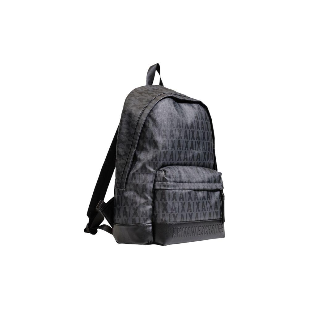 Armani Exchange Black Polyethylene Backpack Armani Exchange Dark Slate Gray