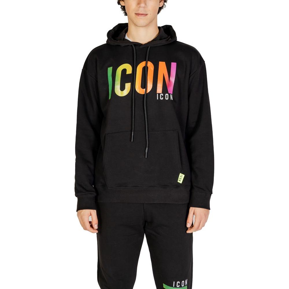 Icon Black Cotton Sweater Icon Black