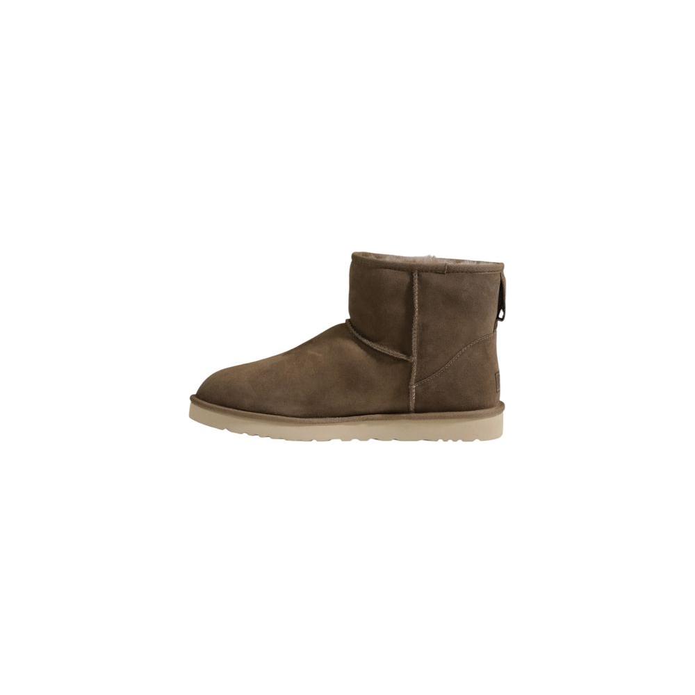 UGG Gray Suede Leather Boot UGG Dark Olive Green